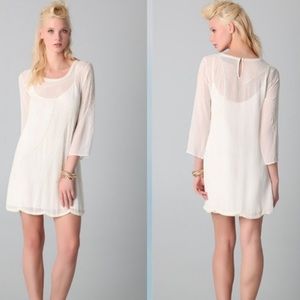 Rory Beca White Beaded Dress